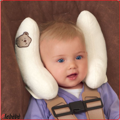 Letton cuscino regolabile soft bambini Toddler Car Seat Poggiatesta di sicurezza il cuscino di sonno Banana Forma di sostegno del collo della testa 