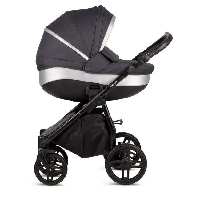 DUO Passeggino e Navicella B-STROLLY Bo Jungle tutti terreni ammortizzato dark