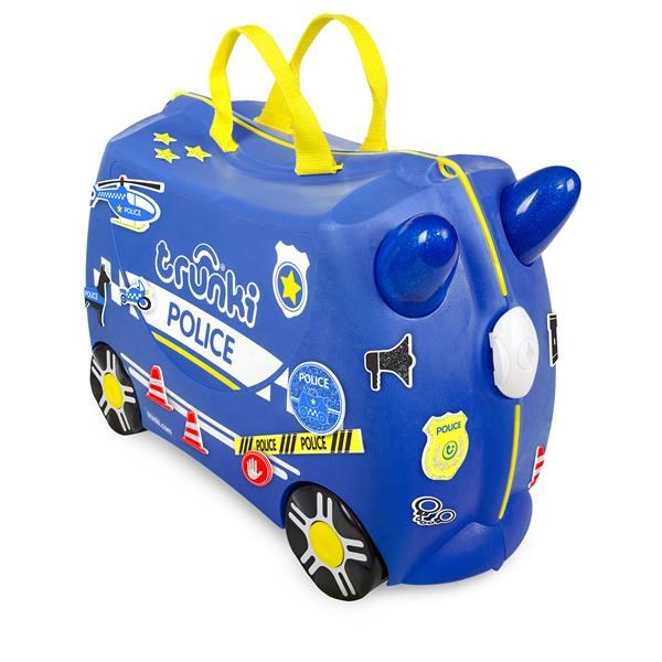 Valigetta cavalcabile TRUNKI - PERCY the Police Car - Polizia