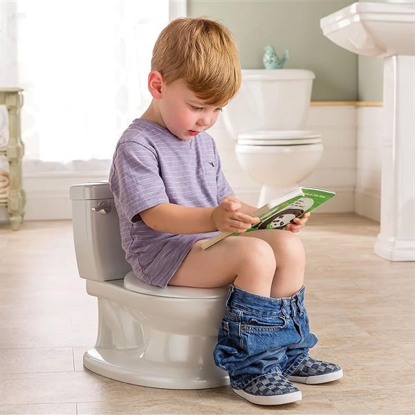 MY SIZE POTTY - Vasino Sonoro WC BIMBO Summer Infant con sciacquone, tavoletta ribaltabile e portasalviette