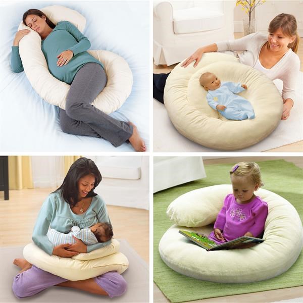 Cuscino per gravidanza ed allattamento 4 in 1