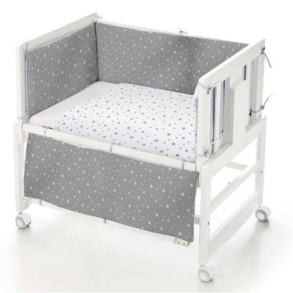 Culla ALBA 5 in 1 di MIKY - Double Face Star Grey/White