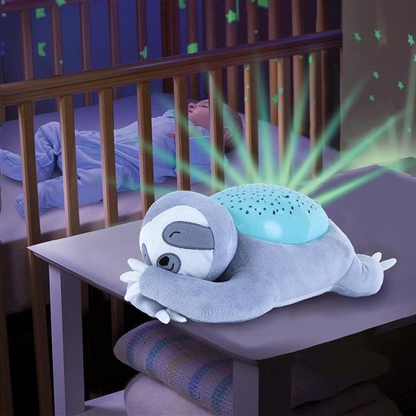 Luce notturna proiettrice di stelle SLUMBER BUDDIES DELUXE Sloth Bradipo